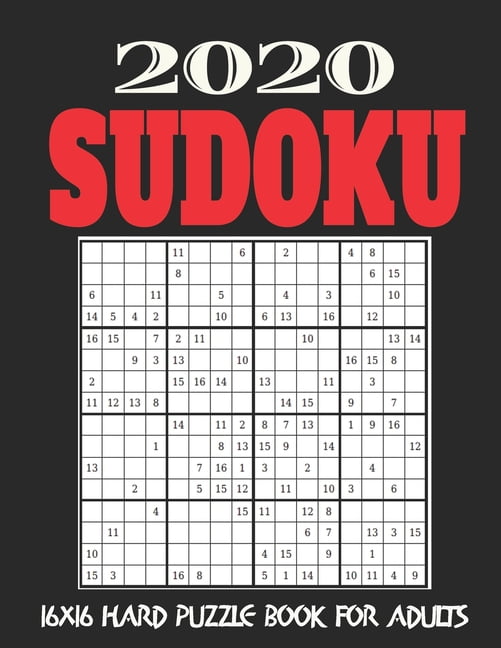 16X16 Sudoku Puzzle Book For Adults Stocking Stuffers For Men The 