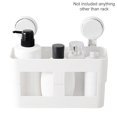 thumbnail image 1 of OUSITAID Drain Rack Suction Cup Shower Storage Box Bathroom Hollow Basket Shelf Wall Mounted Tray Holder, 1 of 9