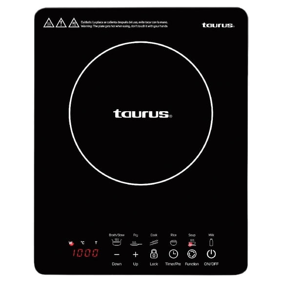 Parrilla de Inducción Taurus Concentración de calor en área especifica