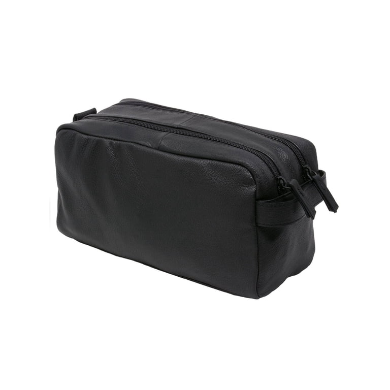 AlpineSwiss Genuine Leather Sedona Toiletry Bag, Dopp Kit Shaving Kit,  Compact Travel Case - Walmart.com