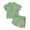 Green, variant on Bagilaanoe 2pcs Toddler Baby Boy Shorts Set Short Sleeve T Shirt Tops + Shorts 6M 12M 18M 24M 3T 4T Kids Casual Summer Clothes