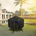 thumbnail image 3 of Fire Pit Cover, 85*40cm Round Patio Fire Pit Cover, Fire Pit Cover Waterproof Windproof Anti-uv Fire Pit Cover-, 3 of 4