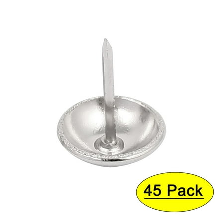 

14mm Dia Stainless Steel Drawing Pin Upholstery Nail Thumb Tack Pushpin 45PCS