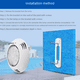 thumbnail image 3 of Luz LED impermeable para piscina al aire libre, 12 V, luz subacuática colorida con control remoto, luz de paisaje montada en la pared para piscina, 3 of 4