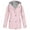 Rose, variante sur Veste Anorak Légère pour Femmes avec Capuche et Poches Zippées Sécurisées pour Entraînements en Plein Air et Vent