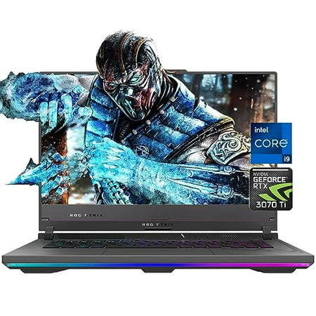 2023 Newest ASUS ROG Strix Scar 15 Gaming Laptop, 15.6" QHD 240Hz IPS Display, Intel Core i9 12900H Processor, NVIDIA GeForce RTX 3070 Ti, 32GB DDR5 RAM, 1TB SSD, Per-Key RGB Keyboard, Windows 11 Home