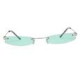 thumbnail image 1 of Gafas de sol unisex Sunnimix moda pequeña lente UV400 Plástico verde, 1 of 8