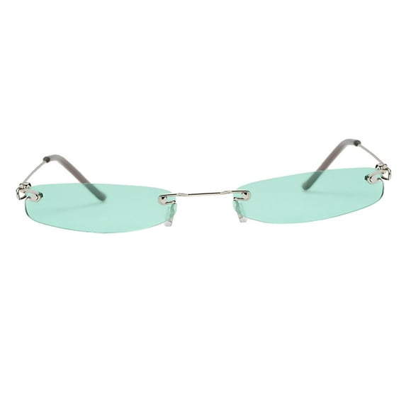 de sol de plástico con diseño de lentes pequeñas Retr mujer 400 Verde Hugo Gafas de sol de mujer de moda