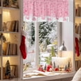 thumbnail image 3 of Valances for Windows Christmas Ball Rod Pocket Cafe Window Treatments Valance Curtains for Kitchen Bathroom Laundry Basement Windows 54"x18", 3 of 7