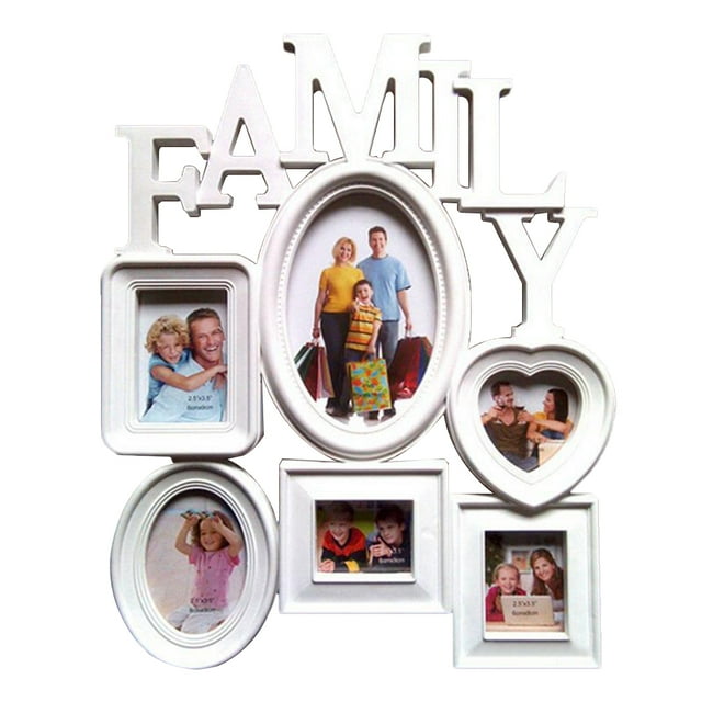 Coofit Picture Frame Classic Decorative Collage Frame Hanging Photo Frame for Family