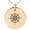 Rose, variant on Stainless Steel Nautical Chaim Compass Engraved Small Medallion Circle Charm Pendant Necklace