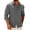 Dark Grey, variant on Men's Casual Button-Down Shirts Muscle Athletic Fit Extreme Slim Fit Dress Shirts Long Sleeve Soft Stretch Knit Shirt