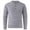 Gray, variant on Iugvhana Men's Cable Knit Sweater Button Henley Crewneck Long Sleeve Sweater Slim Fit Twisted Casual Stretch Warm Pullover Sweater Black XXL