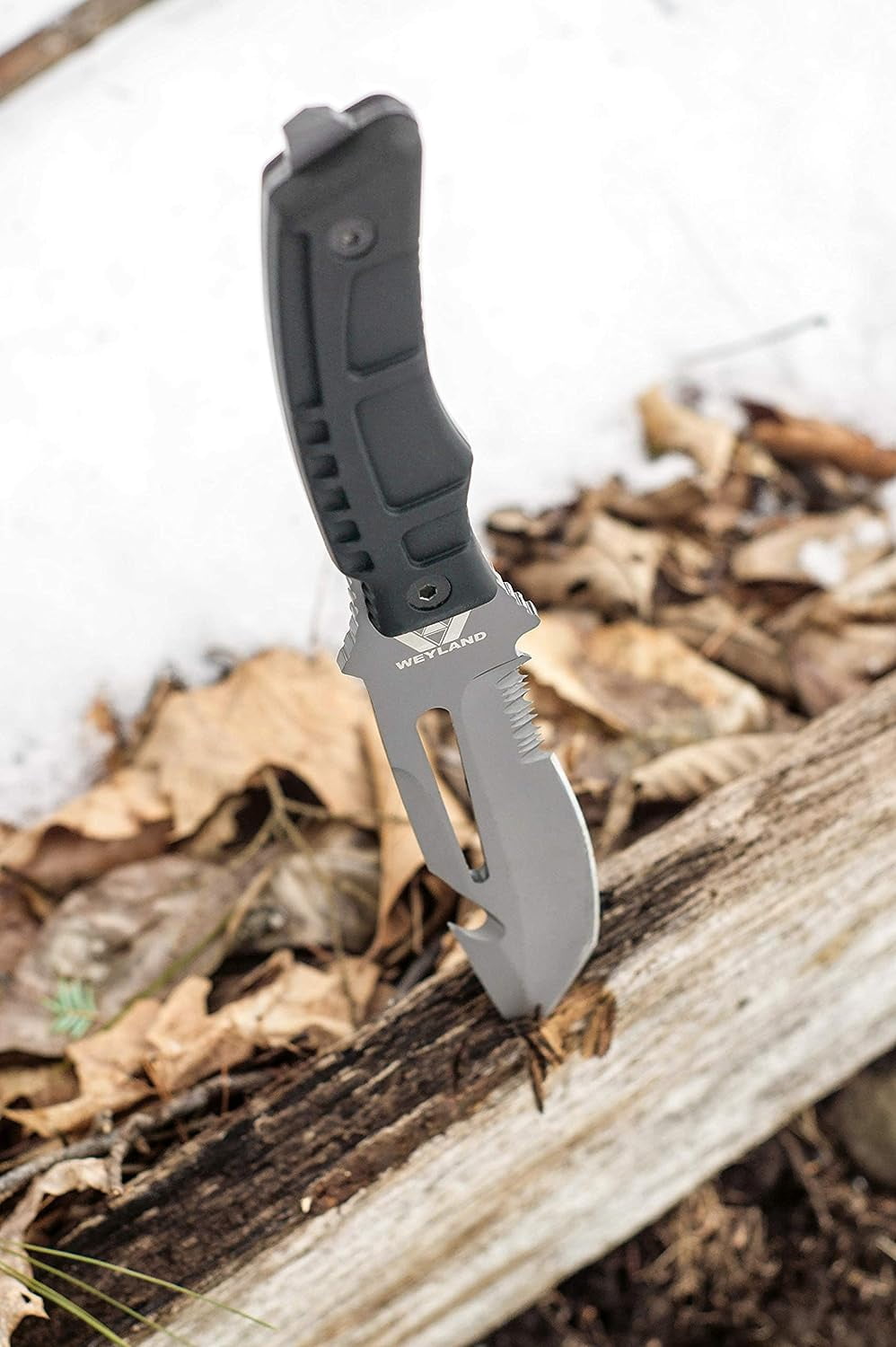 WEYLAND Survival Knife and Hunting Knife - Fixed Blade Camping Knife with Sheath for Outdoor Hiking, Camping or Bushcraft