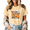 Apricot-1, variant on Giffimy Women's Flower Market California Poppy Floral Art Graphic Short Sleeve T-shirt Loose Fit Casual Everyday Tee