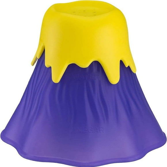 SHAR Volcano Microwave Oven Cleaner (Purple) Kitchen Gadget Water and Vinegar Cleaning Erupting High Temperature Steam Easy Use Eco Cleans for Home Office