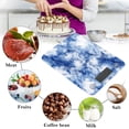 thumbnail image 4 of High Precision Digital Kitchen Scale Tempered Glass Food Scale Multifunction Scale Small Kitchen Appliances Blue Tie-dye Pattern, 4 of 7