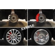 MGP Caliper Covers 14241SSS5RD SS Print Logo - Red Powder Coat - Set of 4 Fits select: 2016-2019 CHEVROLET CAMARO SS