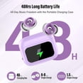 thumbnail image 6 of Sleep Earbuds Bluetooth 5.4 in Ear Smart Touch Screen Headphones, 48H Noise Cancelling Ear Buds with 5 EQ Modes, Mini Wireless Headphones Small Design for Side Sleepers, Clear Calls Earphones, IPX7, 6 of 9