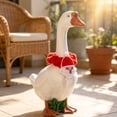 thumbnail image 5 of AZXY Christmas Neck Wrap Collar Porch Goose Outfit, 23‑Inch Goose Clothes, Goose Clothing & Goose Cloth for Cement Plastic Porch Goose Statue, Outdoor Xmas Decor for Front Porch Yard Lawn Garden, 5 of 6