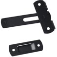 thumbnail image 3 of Pestillo de puerta Pestillo de puerta de acero inoxidable de alta calidad, adecuado para pestillo de puerta corredera y ventana, granero, hogar, exterior (negro) brillar Electrónica, 3 of 5
