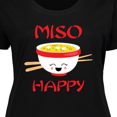 thumbnail image 4 of Inktastic Kawaii Miso Happy Women's Plus Size T-Shirt, 4 of 5