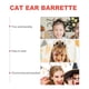 thumbnail image 2 of 20pcs brillo gato orejas pinzas para el cabello Barrette Peluquería regalo para niños niñas mujeres, 2 of 6