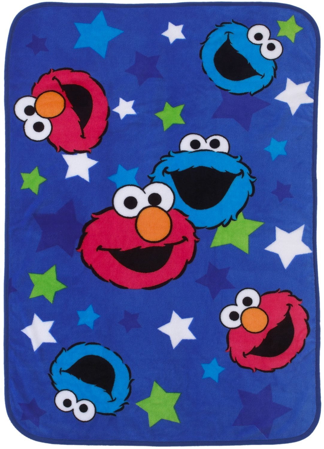 Sesame Street Toddler Blanket – Elmo & Cookie Monster