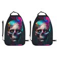 thumbnail image 2 of Zufioo Modern Abstract Colorful Skull B for Car Seat Kick-Proof Storage Pads 2 Pack, Anti-Stain Adjustable Car Seat Protectors for SUV, Jeep, Truck-One Size, 2 of 9