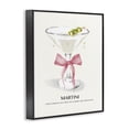 thumbnail image 3 of Stupell Industries Glam Pastel Martini with Bow Black Framed Giclee Art, 16 x 20, by Susan Jill, 3 of 8