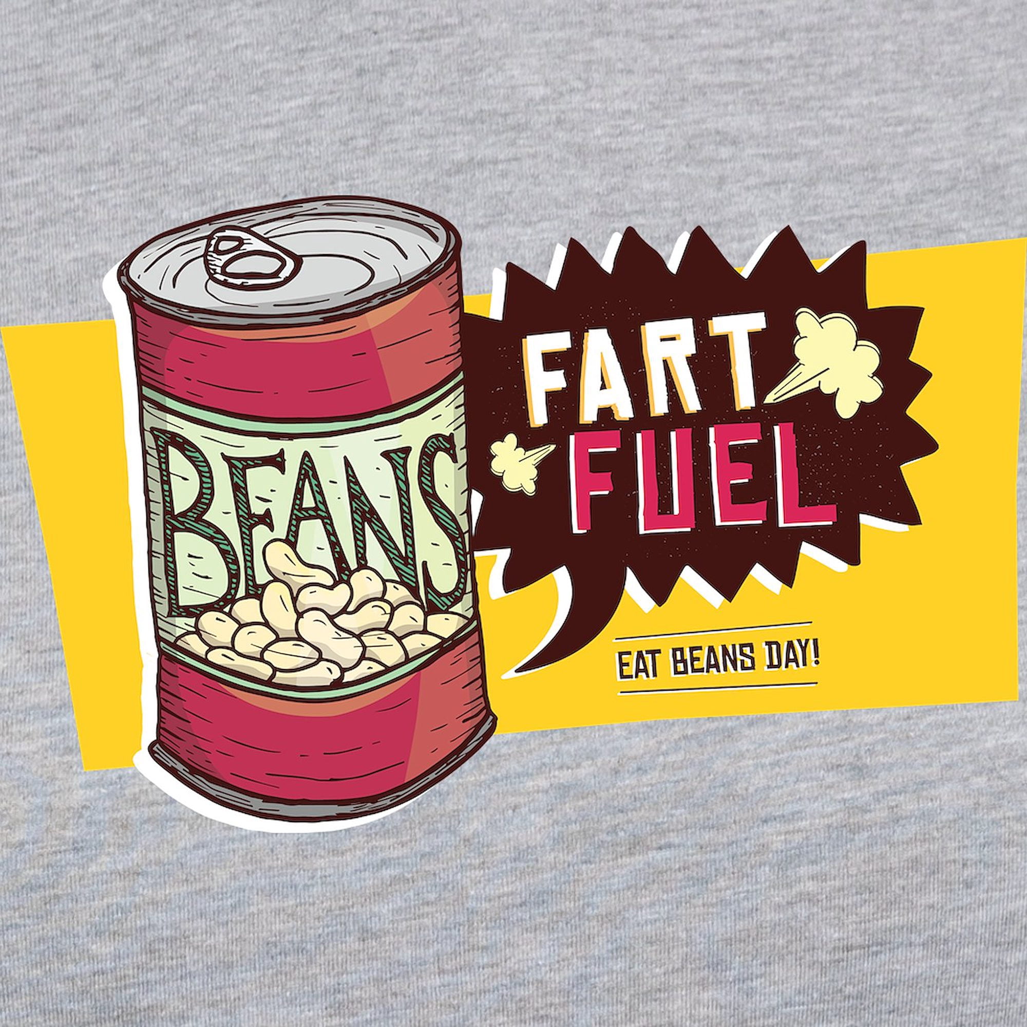 CafePress - Beans Fart Fuel Long Sleeve T Shirt - Womens Baseball Tee