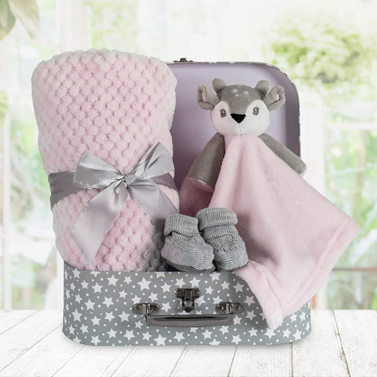 Baby deer security blanket top