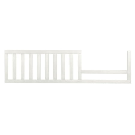 UPC: 0811048034076 | Evolur Convertible Crib Toddler Guard Rail in Aged White