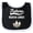 Black and White, variant on Inktastic Future Mountain Climber Hiking Boys or Girls Baby Bib