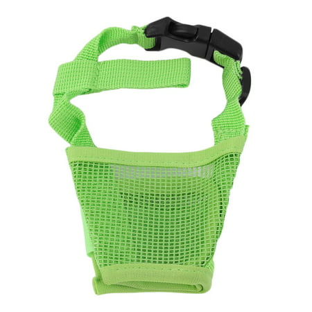 Dog Pet Mouth Bound Device Safety Adjustable Breathable Muzzle Stop ...