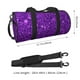 thumbnail image 2 of Easygdp Purple Glitter Bolsa de Viaje, Bolsa de Mano, Bolsa de Gimnasio, Bolsa de Equipaje para Viaje, 2 of 5