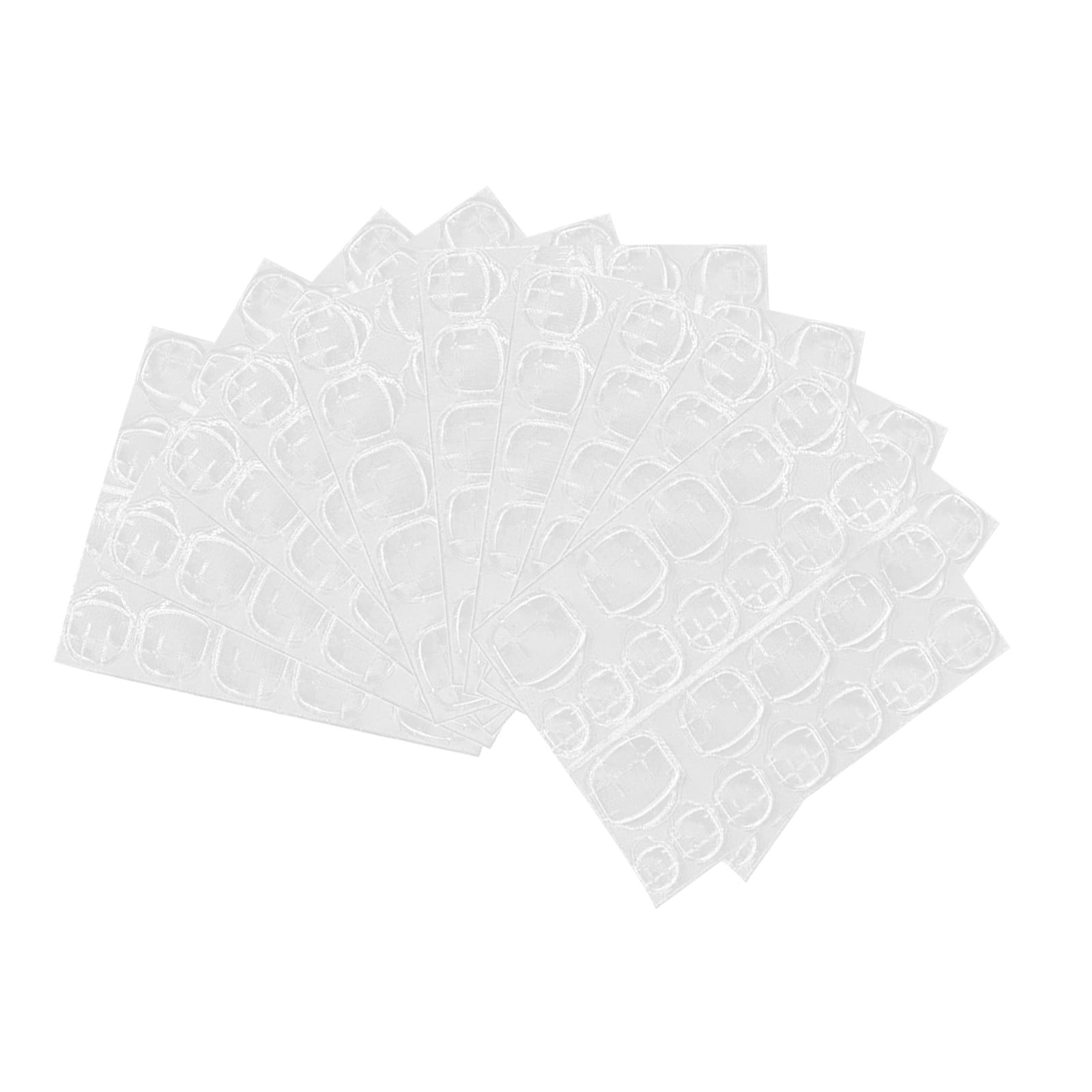 10 Sheets Waterproofs Breathable Jelly Double Sided Adhesive Tabs Nail