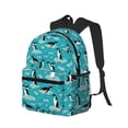 thumbnail image 2 of Fotbe Penguins On The Ice In The Sea Lightweight Casual Laptop Backpack for Men and Women, Daily use Waterproof backpack, Backpack for College, 2 of 7