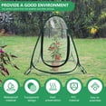 thumbnail image 6 of Pop Up Greenhouse Cover, Mini Portable Flowerpot Cover, Indoor Outdoor Backyard PVC Flower Shelter, Small Sunshine Room for Cold Frost Protector Gardening Plants (1-Pack), 6 of 10