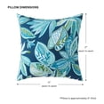 thumbnail image 4 of Greendale Home Fashions 17'' x 17'' Reversible Outdoor Throw Pillow, Set of 2, Botanical Crestwood, 4 of 5