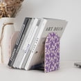 thumbnail image 6 of Lsque Daisies Flowers Printed Wood Bookends,Non-Skid Bookend for Shelves,Heavy Duty Support Bookends,Non-Slip Foam Pads for Office, Home, and Library,1 Pair, 6 of 8
