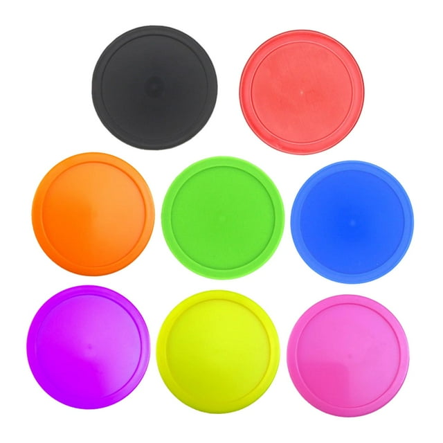 8 piezas Pucks de hockey de aire Pucks de mesa de hockey de aire reemplazo de tamaño pequeño para niños Mesa de hockey de aire reemplazar para fiesta