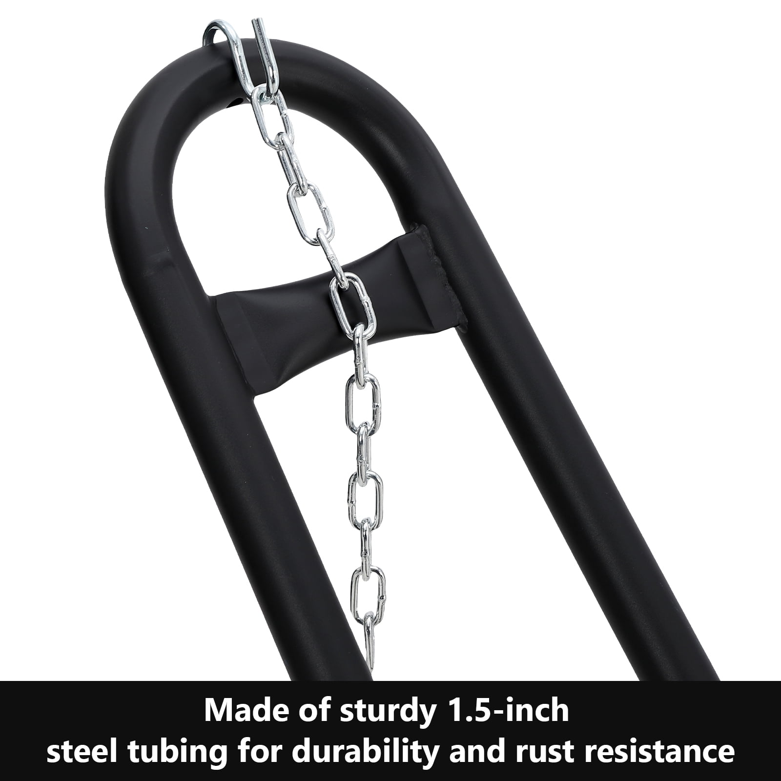 Universal 2 Person Hammock Stand, Heavy Duty Steel Hammock Stand 550 lbs Capacity, Fits 9 to 14 Foot Hammocks for Outdoor Indoor Adjustable Portable Hammock Stand with Chain, Hook, and Carrying Bag