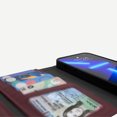 thumbnail image 5 of Caseco Mag-Safe iPhone 14 Plus Leather Wallet Case - Sunset Blvd - Red, 5 of 5