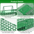 thumbnail image 2 of Zorpupoa 38in 2 Door Live Animal Cage Trap For Animals Under 18LBS Easy To Setup Humane Galvanized Iron Trap Cage For Raccoons Armadillos Groundhogs Muskrats Opossums Skunks, 2 of 10