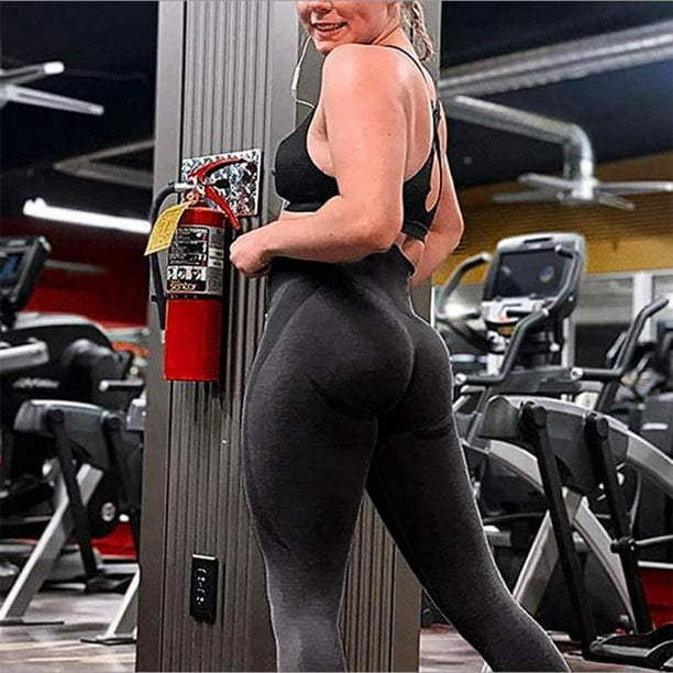 Generic Women Seamless Yoga Pants High Waist Sports Gym Leggings Push Up  Female Fitness Sexy Leggings Slim Workout Legging(#Purple)