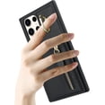 thumbnail image 3 of Samsung Galaxy S23 Ultra Case with Card Holder for Women, Samsung Galaxy S23 Ultra Phone Case Wallet with Credit Card with Ring Kickstand Zipper Shockproof Slim Stand Case - Black, 3 of 9