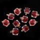thumbnail image 4 of Colgantes de cristal poligonal de resina BLESIY multicolor 10 piezas rojo, 4 of 8