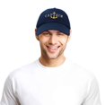 thumbnail image 5 of DALIX Matching Captain And First Mate Hat Set Embroidered Ball Cap in Navy Blue, 5 of 7