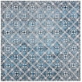 thumbnail image 2 of Safavieh Dip Dye Dedan Damask Wool Area Rug, Gray/Charcoal, 7' x 7' Square, 2 of 10